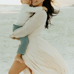 Lulus Wrap Maxi Dress high slit